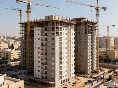 פרויקט בנייה מגורים: מגדלי דיור חדשים