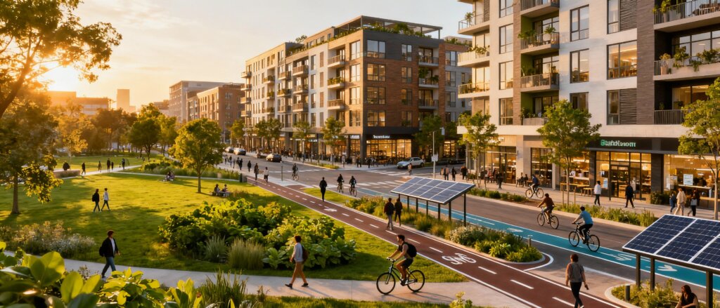 פרויקט התחדשות עירונית עם תשתיות עתידניות