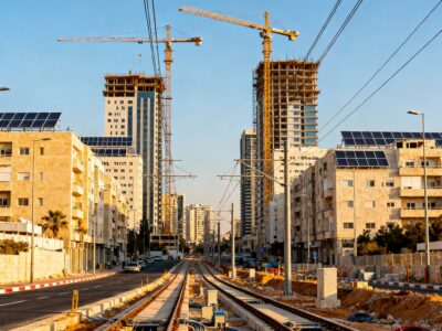 תשתיות עתידיות: פרויקטי בנייה, אנרגיה מתחדשת ורכבת קלה