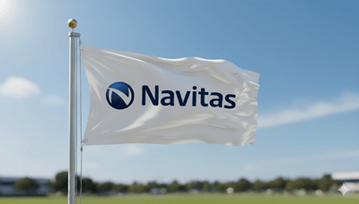 דגל מתנוסס של Navitas Semiconductor Corp