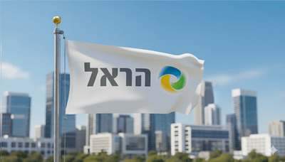 דגל מתנוסס של הראל השקעות