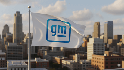 דגל מתנוסס של ג'נרל מוטורס