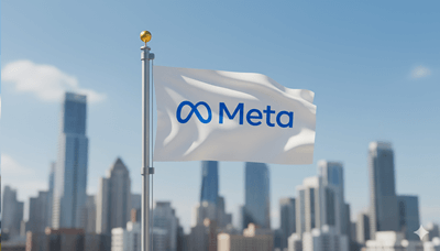 דגל מתנוסס של מטא פלטפורמס