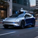 רכב אוטונומי עם מערכות חיישנים מתקדמות