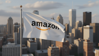 דגל מתנוסס של אמזון