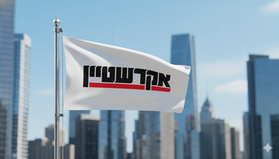 דגל מתנוסס של קבוצת אקרשטיין בע"מ