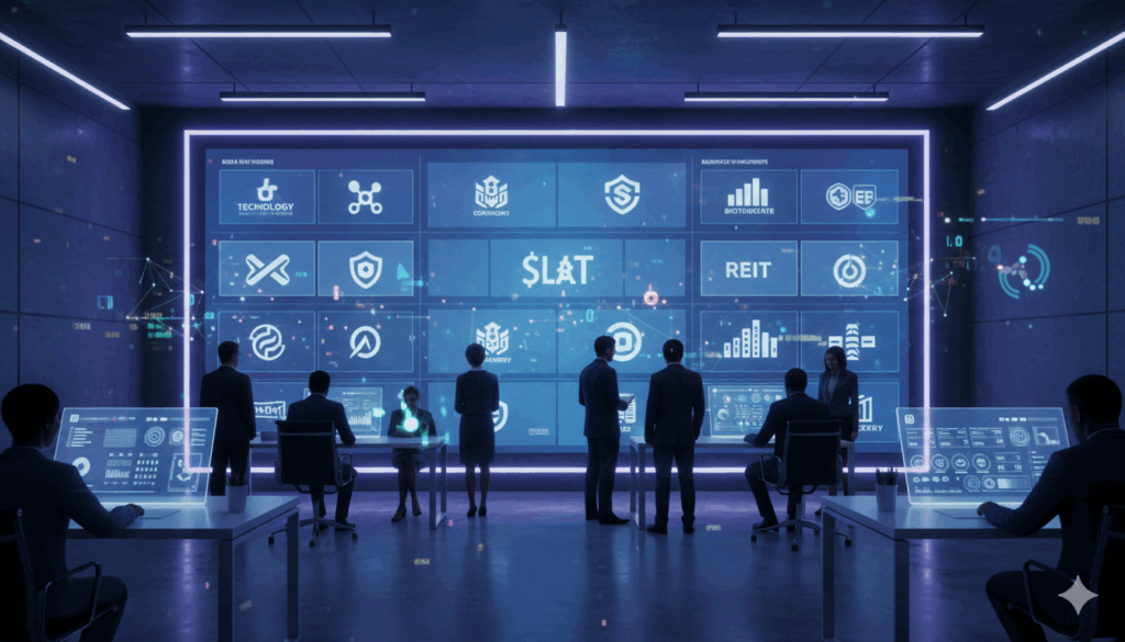 קיר דיגיטלי של חברות טכנולוגיה