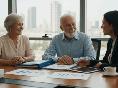 פגישת ייעוץ פנסיוני עם יועצים פיננסיים