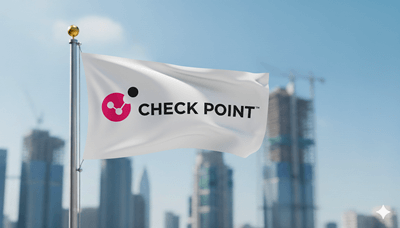 דגל מתנוסס של צ'ק פוינט