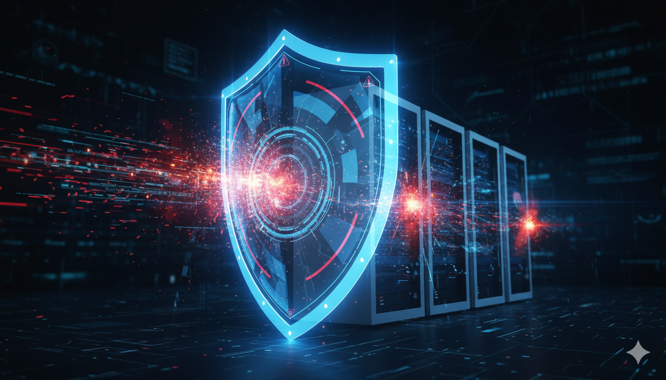 מגן דיגיטלי מגן על רשת מחשבים מפני התקפות סייבר