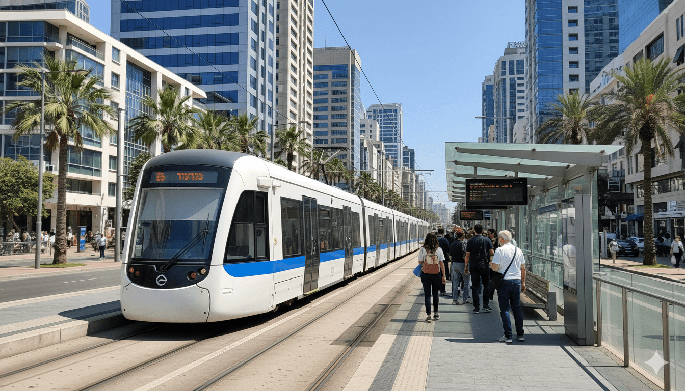 רכבת קלה במסוף