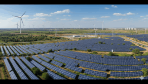 תשתיות אנרגיה מתחדשת בעולם - טורבינות רוח וחלונות סולאריים