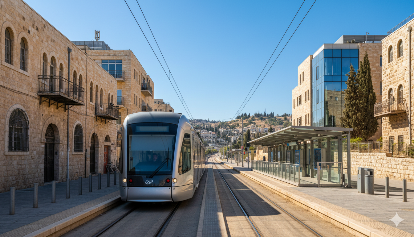 הרכבת הקלה בירושלים - מבט יזום על עיר מחוברת