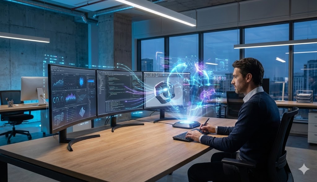 עובד דיגיטלי ושיתוף עם בני אדם