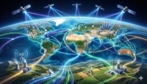 תשתיות 5G וקישוריות לוויינית