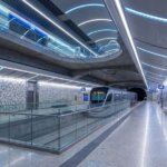 תחנת הרכבת הקלה: ארכיטקטורה מודרנית תת-קרקעית