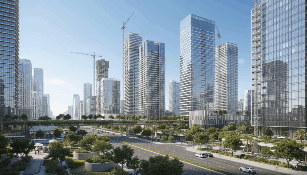 מגדלי דירות חדשים