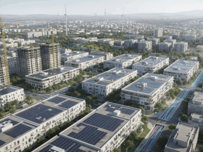 תשתיות חכמות ואנרגיה ירוקה בנוף עירוני