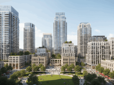 התחדשות עירונית - מבנים מודרניים וירוקי עיר