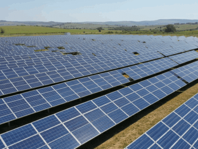 תחנת אנרגיה סולארית מודרנית