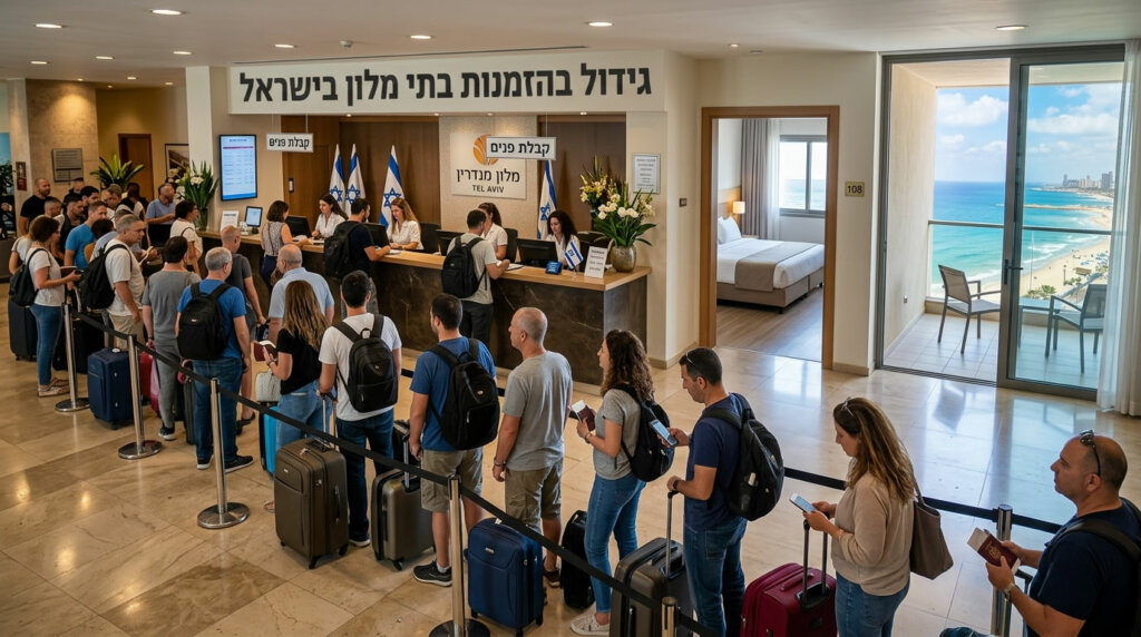 העדפתם של ישראלים לנפוש בארץ גורמת לעלייה משמעותית בתפוסת המלונות המקומיים.