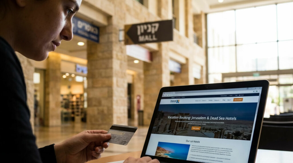 עלייה בשימוש בכרטיסי אשראי להזמנת חופשות בארץ