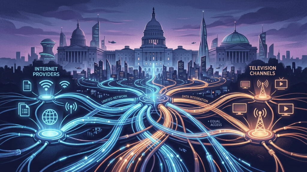 ביטול ההפרדה המבנית מאפשר את המיזוג הענק בין תשתית לתוכן.