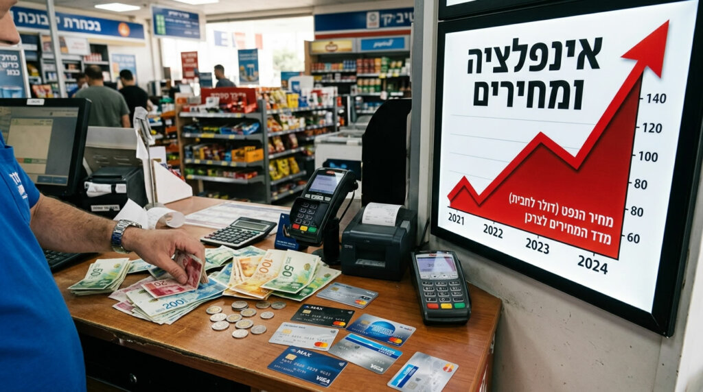 ציבור הצרכנים בישראל חש את ההשפעה הישירה של עליית מחירי הנפט והאינפלציה הגלובלית