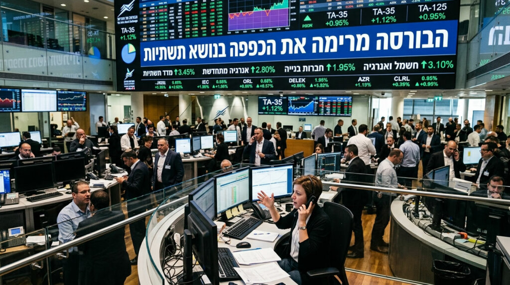 השוק ההוני מגיב בחיוב לתוכניות ההרחבה של חברות התשתית והאנרגיה.