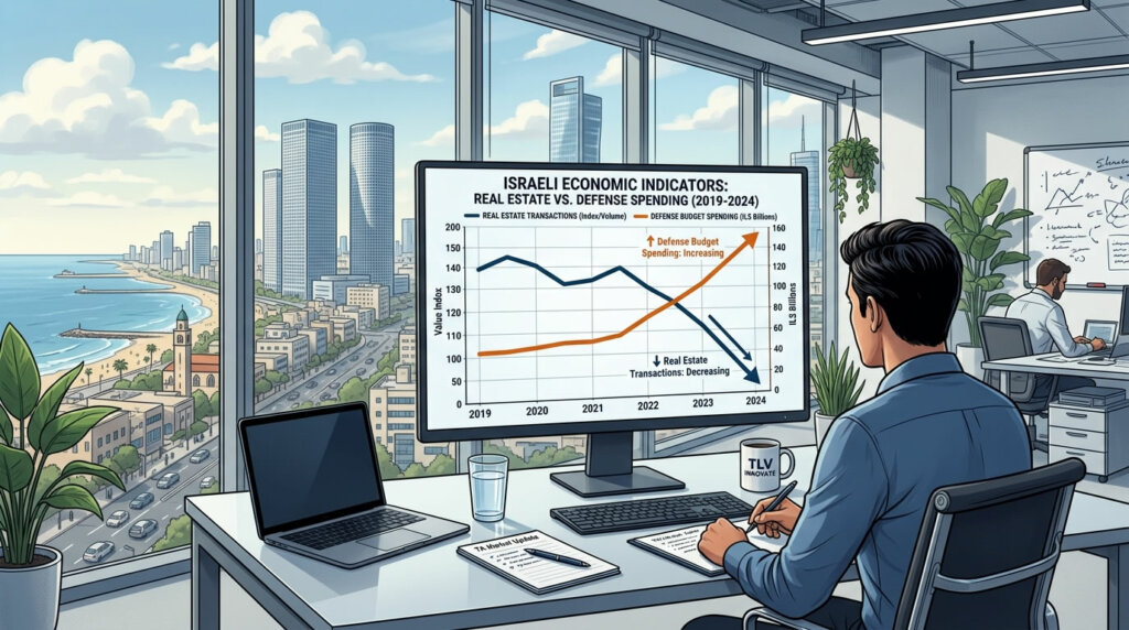 הפער בין המדדים הכלכליים האזרחיים לבין העלויות הביטחוניות המאיצות מצביע על תקופה של אתגרים פיסקליים.