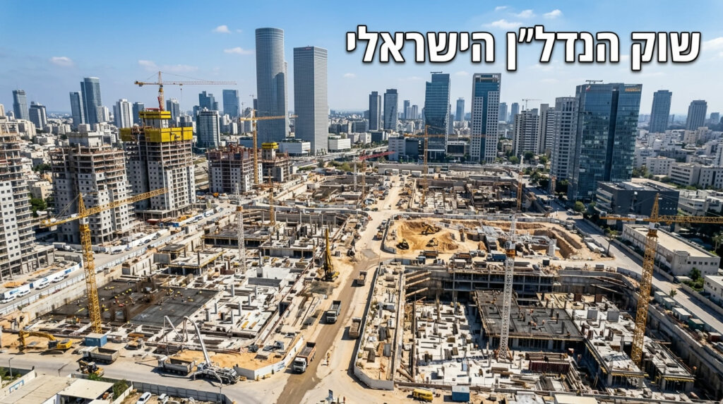 אתר בנייה פעיל במרכז הארץ משקף את עליית התחלות הבנייה, אך העיכובים במסירת הדירות ממשיכים להטריד את הענף (צילום אילוסטרציה)