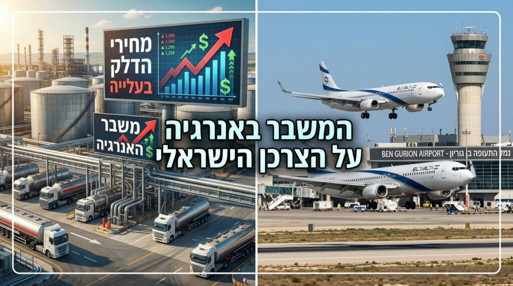 המשבר הגיאופוליטי מאיים להביא לעלייה נוספת במחירי הדלק ולצמצום הטיסות מנתב"ג