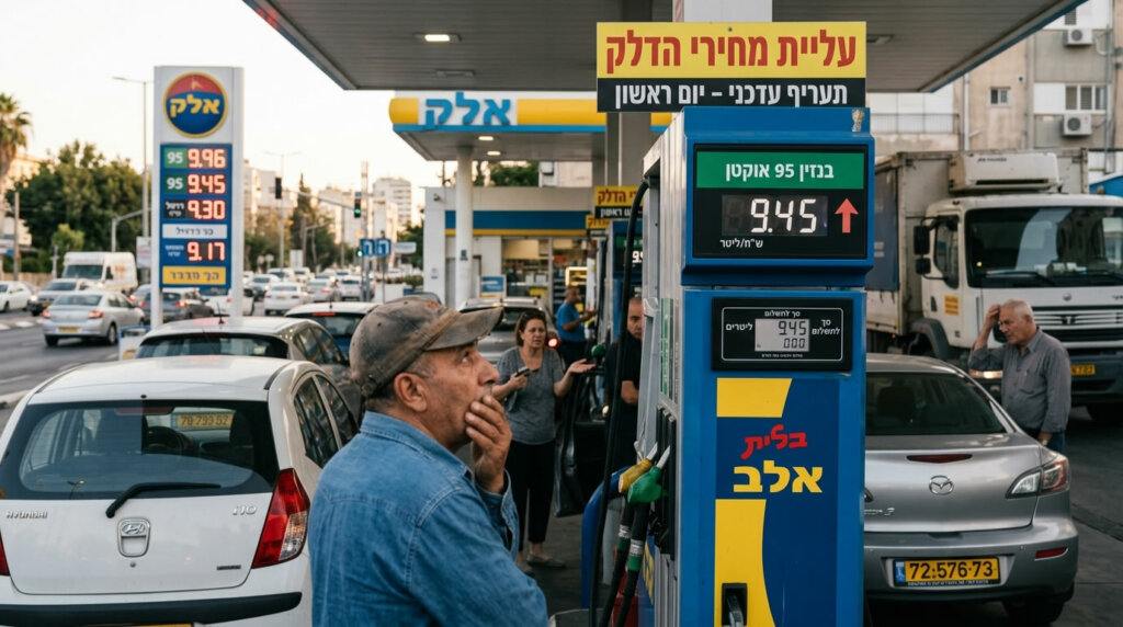 הצרכנים בישראל נתקלים במחירי דלק עולים ככל ששווקי הנפט העולמיים מגיבים למתיחויות גיאופוליטיות.