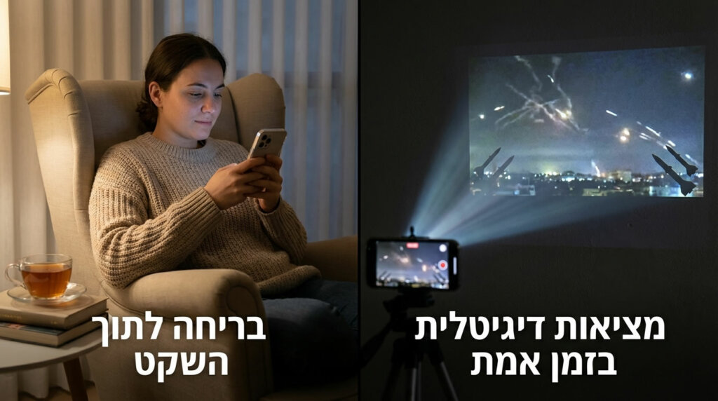 צריכת הסטרימינג והתוכן הדיגיטלי משמשת כמקלט נפשי עבור ישראלים רבים המחפשים הפוגה מהמציאות הקשה שבחוץ (צילום אילוסטרטיבי)