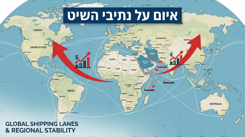 האיום על חופש השיט במצרי הורמוז יוצר חשש כבד לפגיעה באספקת האנרגיה העולמית.