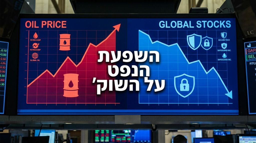 הזינוק במחירי הנפט הביא לתגובות קיצוניות בשווקים הפיננסיים, כאשר מגזרי הביטחון והאנרגיה נעים בכיוונים מנוגדים