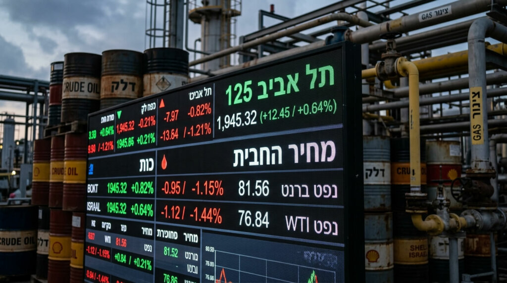 מניות האנרגיה בתל אביב מגיבות בזינוק חד על רקע המשבר הגיאו-פוליטי.