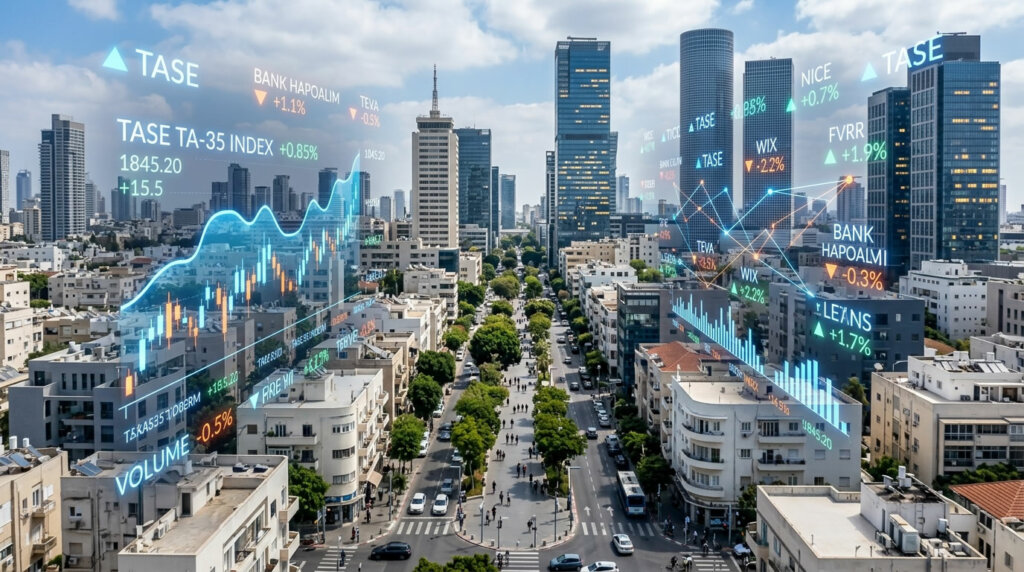 הבורסה בתל אביב חווה תנודתיות גבוהה בימים האחרונים