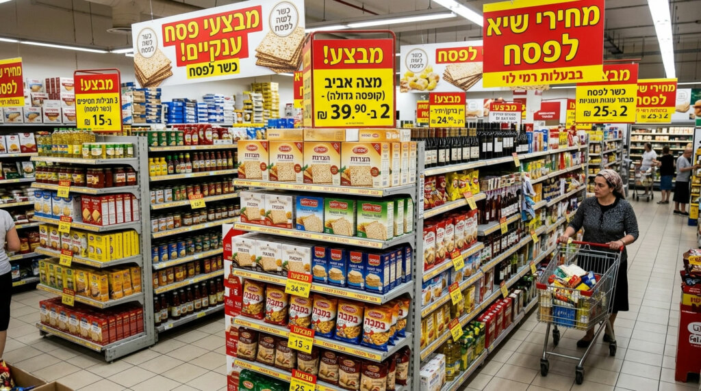 חבילות הפסח המסובסדות נמכרות במחירים משתלמים במיוחד בשבועות האחרונים