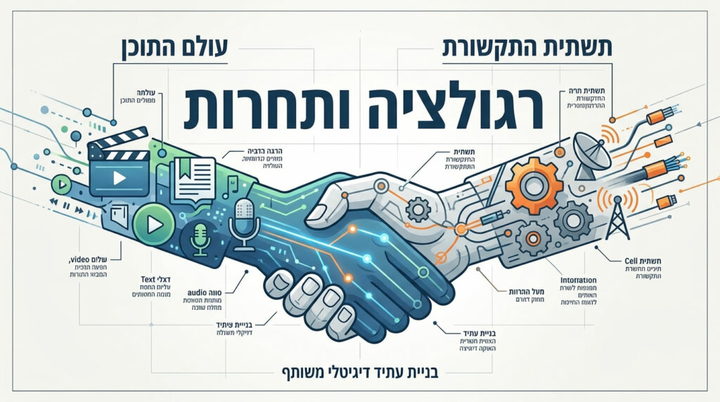 צירוף הכוחות בין בעלות על תוכן לבין תשתית הוא אבן יסוד בדיון הכלכלי הנוכחי.