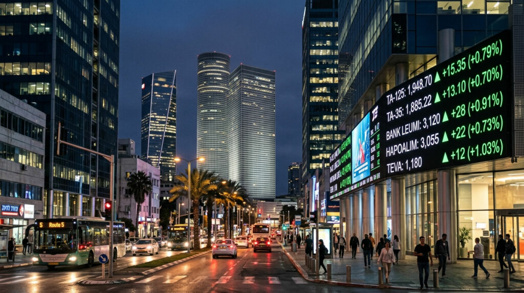 הבורסה בתל אביב מגיבה בחיוב להודעות על עסקות אסטרטגיות בענף הפיננסים