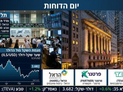 המסחר בבורסה בתל אביב על רקע גל הדוחות הרבעוניים