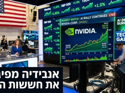 אנבידיה הציגה תוצאות חזקות שהרגיעו את המשקיעים בוול סטריט