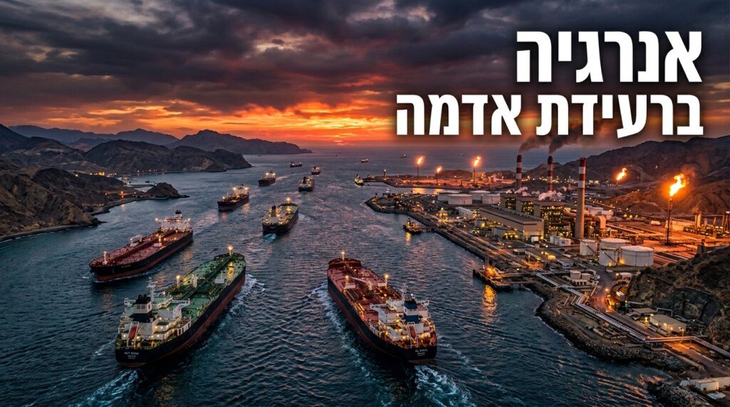 מפת האנרגיה העולמית עוברת רעידת אדמה - מהמפרץ ועד ישראל (אילוסטרציה)