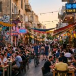 פופ־אפ בפלורנטין: הצבעים החדשים של הקולינריה הישראלית. אילוסטרציה
