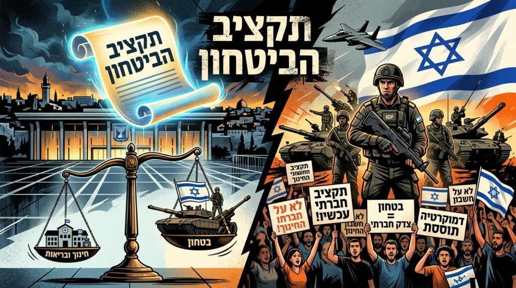 המאבק על תקציב הביטחון והרפורמה באגף התקציבים