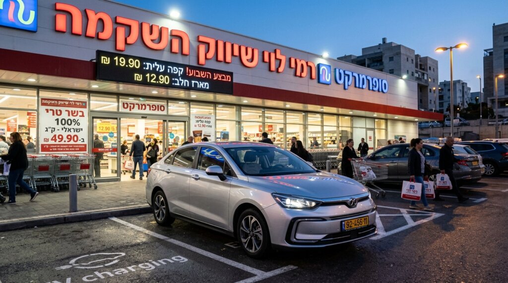דגם BAIC EU5 החשמלי החדש ברמי לוי - אילוסטרציה