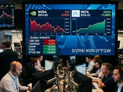 המסחר בוול סטריט לקראת פרסום דוחות אנבידיה והכרעה בתיקי מטא (אילוסטרציה)