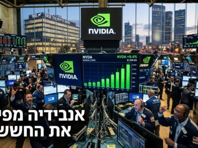 אנבידיה מספקת רוח גבית לשווקים הגלובליים