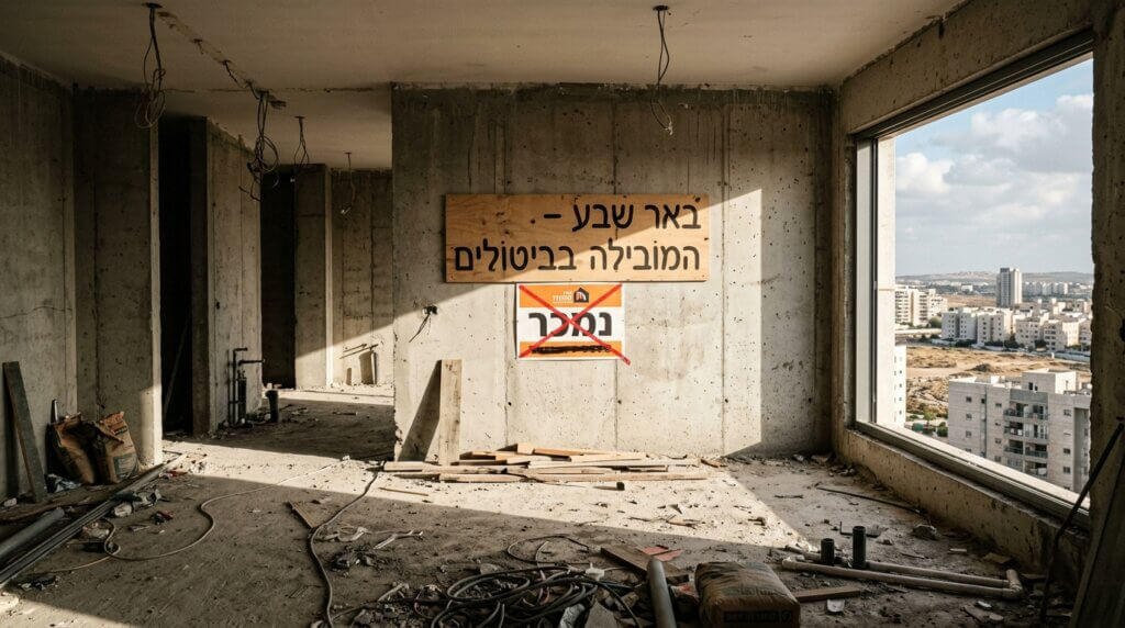 באר שבע מובילה את שיעור ביטולי העסקאות לרכישת דירות